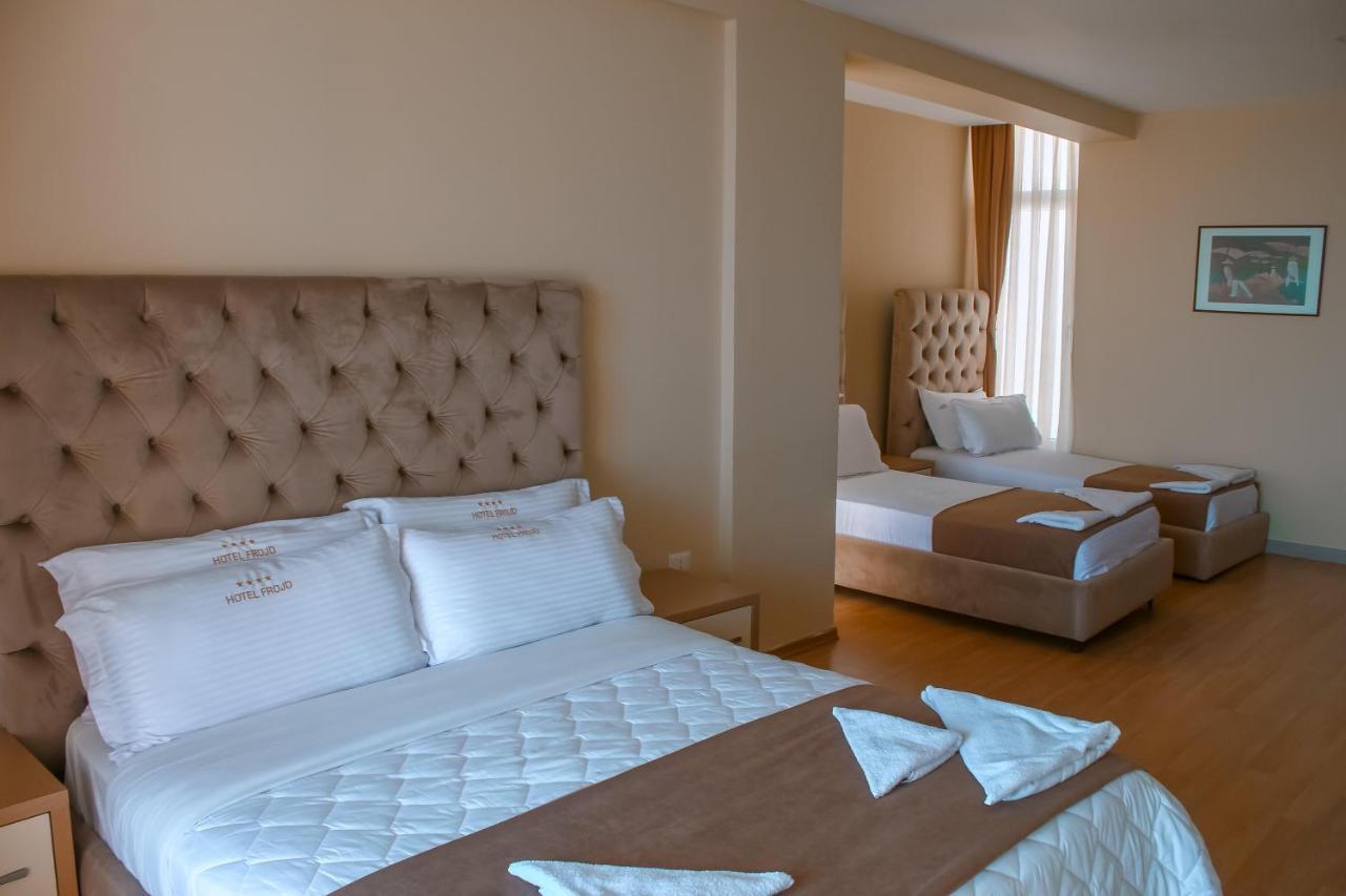 Hotel Frojd - Beach Front Resort Shëngjin Eksteriør billede
