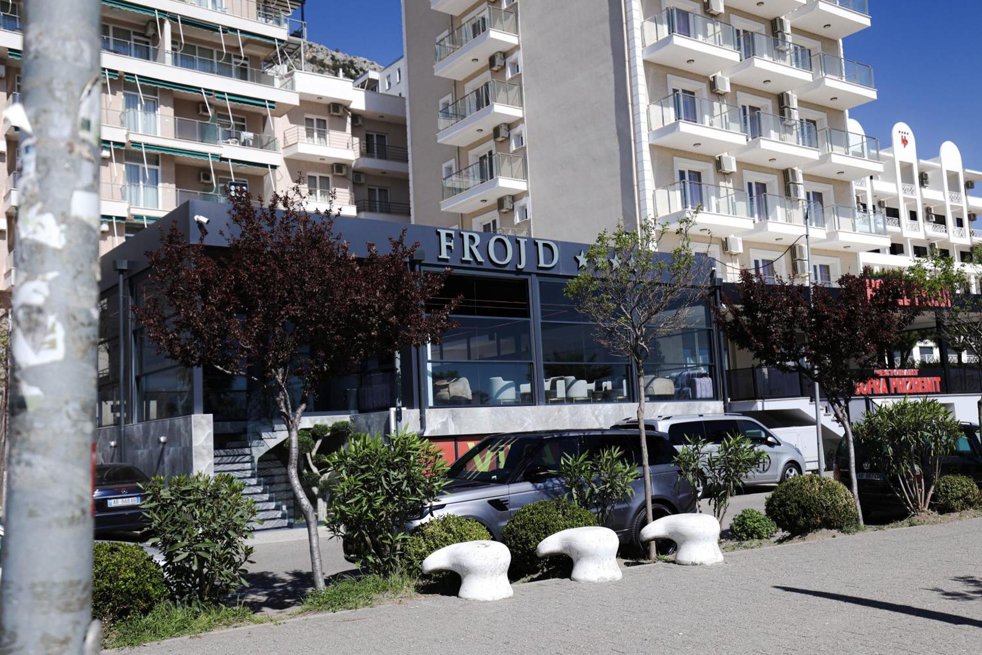 Hotel Frojd - Beach Front Resort Shëngjin Eksteriør billede